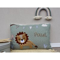 Kinderkissen, Kuschelkissen, Taufkissen, Namenskissen, Von Klitzekleine Riesen von KlitzekleineRiesen