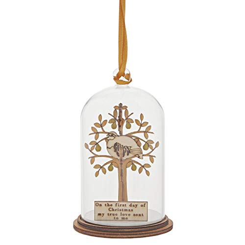 Kloche Partridge In A Pear Tree Hanging Ornament von Enesco