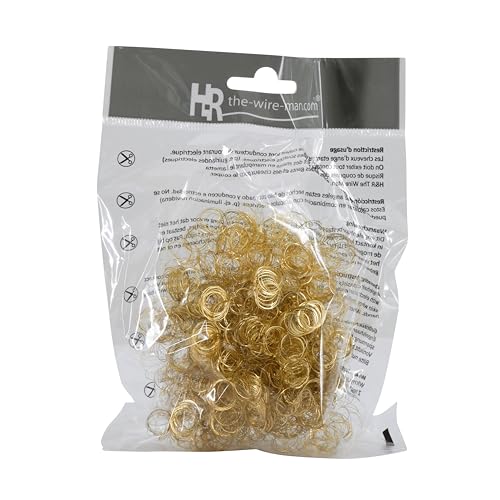 Engelshaar Lametta/Flowerhair - Glänzende Dekoration für Festliche Momente (Gold, 5 Beutel - 15g) von Klocke Dekorationsbedarf