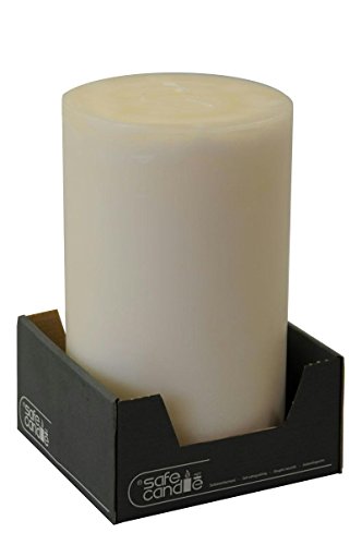 Klocke Kerzen Große Dreidochtkerze/Mehrdochtkerze - Wollweiß - Höhe 25cm / Ø 15cm - Lange Brenndauer (160 Stunden) - Hochwertige Stumpenkerze mit Mehreren Dochten von Klocke Kerzen