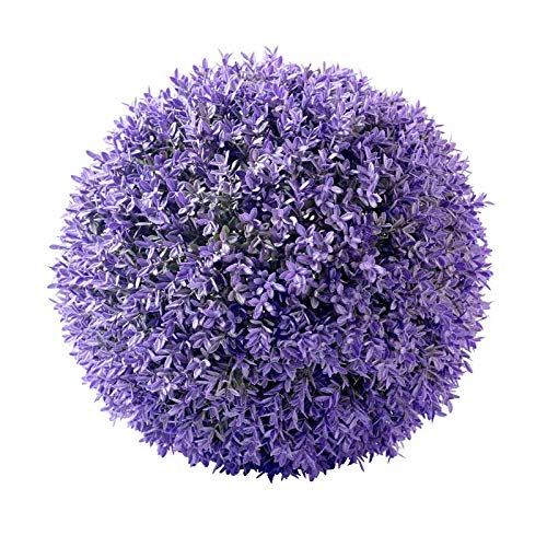 Hochwertige & Künstliche Lavendel Dekokugel/Blütenkugel - Neu 2020 - Kunstpflanze Tischdeko - Lavendelkugel/Buchskugel - Naturgetreue Lavendeldeko (Groß: Ø 30cm) von Klocke Kunstpflanzen