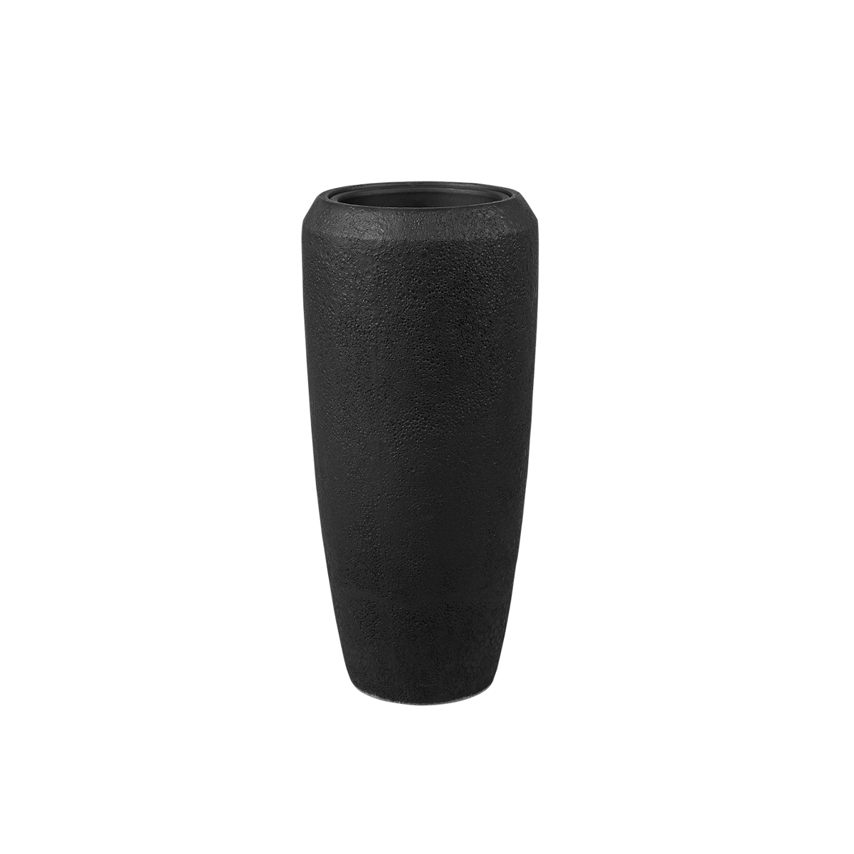 Klocke Design Pflanzgefäß/Bodenvase schwarz ⌀ 34 cm x H 75 cm von Klocke