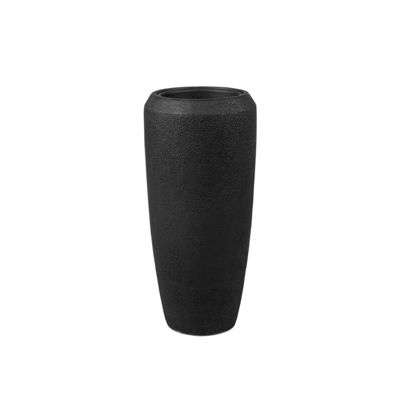 Klocke Design Pflanzgefäß/Bodenvase schwarz ⌀ 34 cm x H 75 cm von Klocke