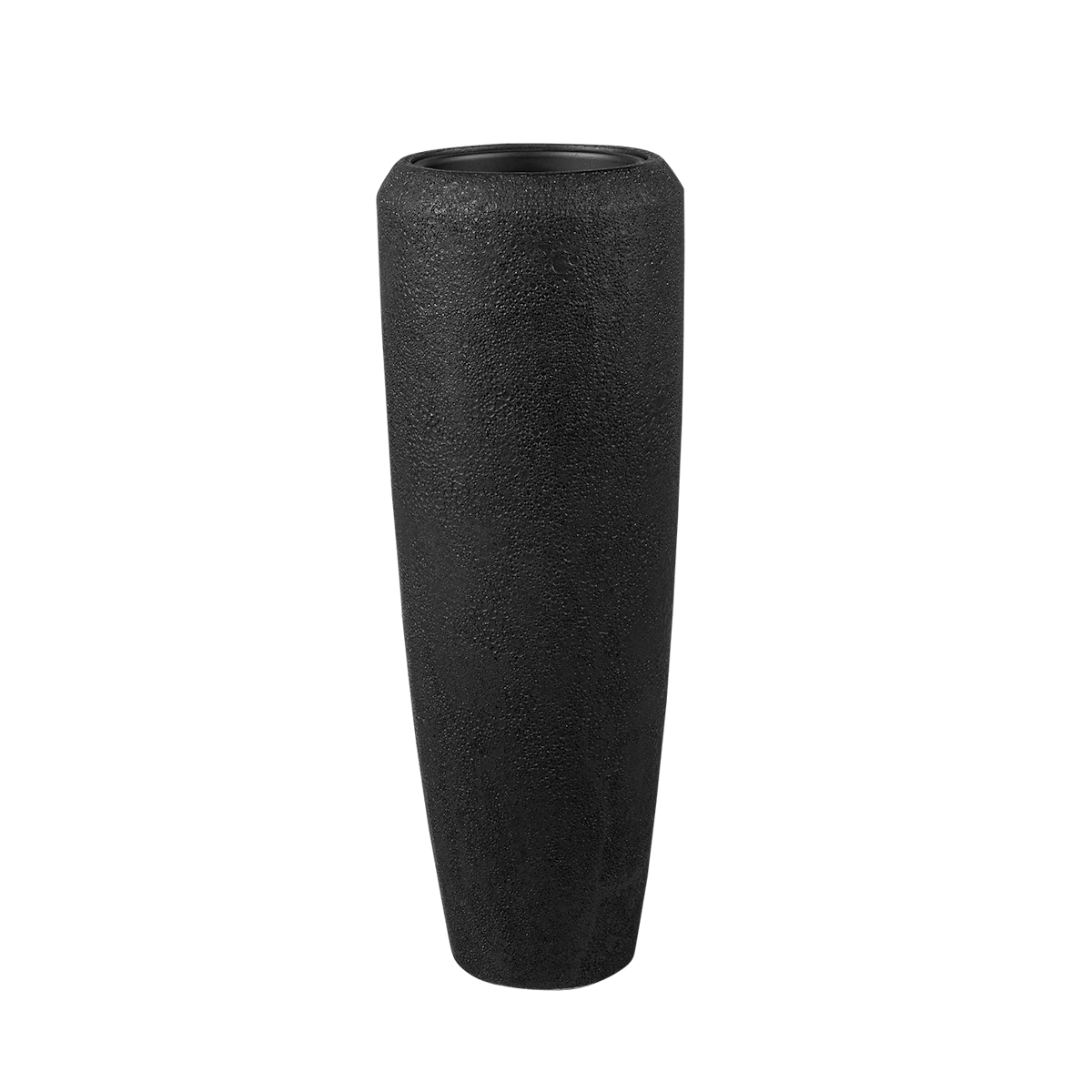 Klocke Design Pflanzgefäß/Bodenvase schwarz ⌀ 34 cm x H 97 cm von Klocke