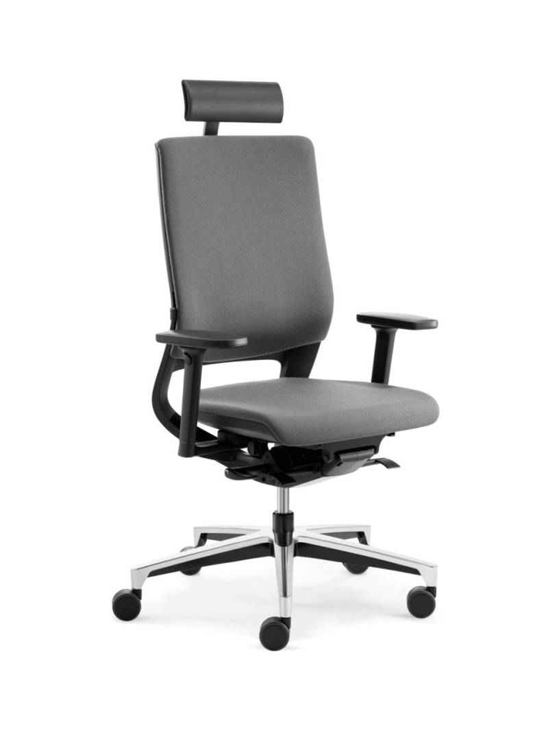 Mera Büro-Drehstuhl (Mer99) mit hoher Rückenlehne und Nackenstütze von Klöber