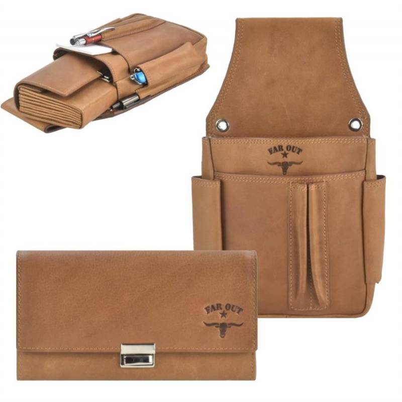 Kellnerportemonnaie Set Leder "FAR OUT" K-707-S01 von Kloehn
