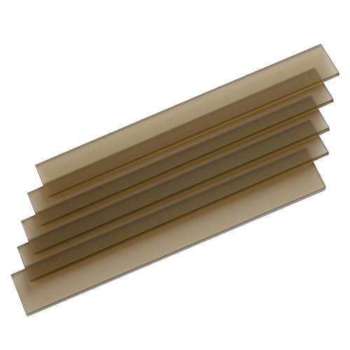 Klötzchenmamm Acrylklötzchen, satiniert, fluoreszierend, glänzend schwarz (Acrylklötzchen satiniert BRAUN) von Klötzchenmann