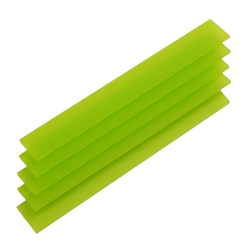 Klötzchenmamm Acrylklötzchen, satiniert, fluoreszierend, glänzend schwarz (Acrylklötzchen satiniert GRÜN) von Klötzchenmann