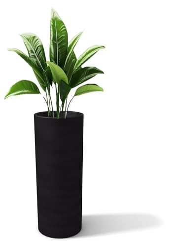 Kloris Hoher Übertopf zylindrisch Barocco 70 Graphit Polyethylen Durchmesser 35 cm Höhe 70 cm Tiefe Fach 26 cm Made in Italy Kloris Hoher Übertopf zylindrisch Barocco 70 Graphit Polyethylen Durchmesser 35 cm Höhe 70 cm Tiefe Fach 26 cm Made in Italy von Kloris