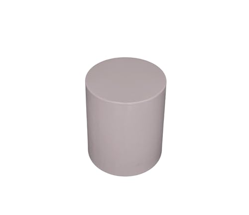 Kloris Zylindrische Säule Sweety Table Kunststoff Höhe 40 cm Durchmesser 35 cm Grau Taupe Made in Italy von Kloris