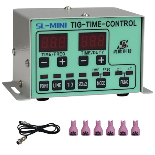 Mini-Cold Welding Machine SL-MINI – Modifiziertes WIG-Punktschweißgerät, Kaltschweißgerät mit einstellbarem Zeitpuls für Edelstahl (Kein Fußschalter) von Klortecer