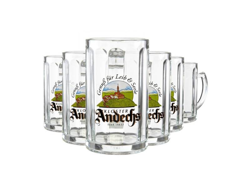 Kloster Andechs Bierkrug Kloster Andechs Krug Glückauf-Seidel 0,5l geeicht, Traditionelles Bierglas der Klosterbrauerei Andechs – robust & geeicht Kloster Andechs Bierkrug Kloster Andechs Krug Glückauf-Seidel 0,5l geeicht, Traditionelles Bierglas der Klosterbrauerei Andechs – robust & geeicht von Kloster Andechs