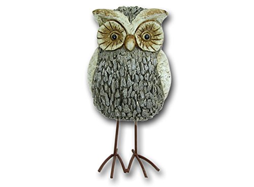 Eule Uhu Kauz Vogel Gartendeko Deko Garten Tier Figur Artikel Skulptur Statue von Klp