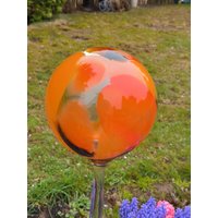 Gartenstecker Murano Glas Blumenstecker Groß Und Selten, Für Den Garten Balkon Ca. 80 cm Lang 8 Zentimeter Breit Luxusartikel von KlunkerimBunker