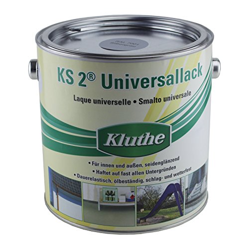 Kluthe KS2 Universallack Seidenglanzlack 2,5 Liter RAL 9005 Tiefschwarz von Kluthe