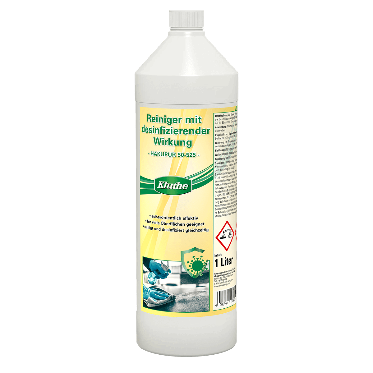 Kluthe Reiniger mit desinfizierender Wirkung HAKUPUR 50-525 von Kluthe