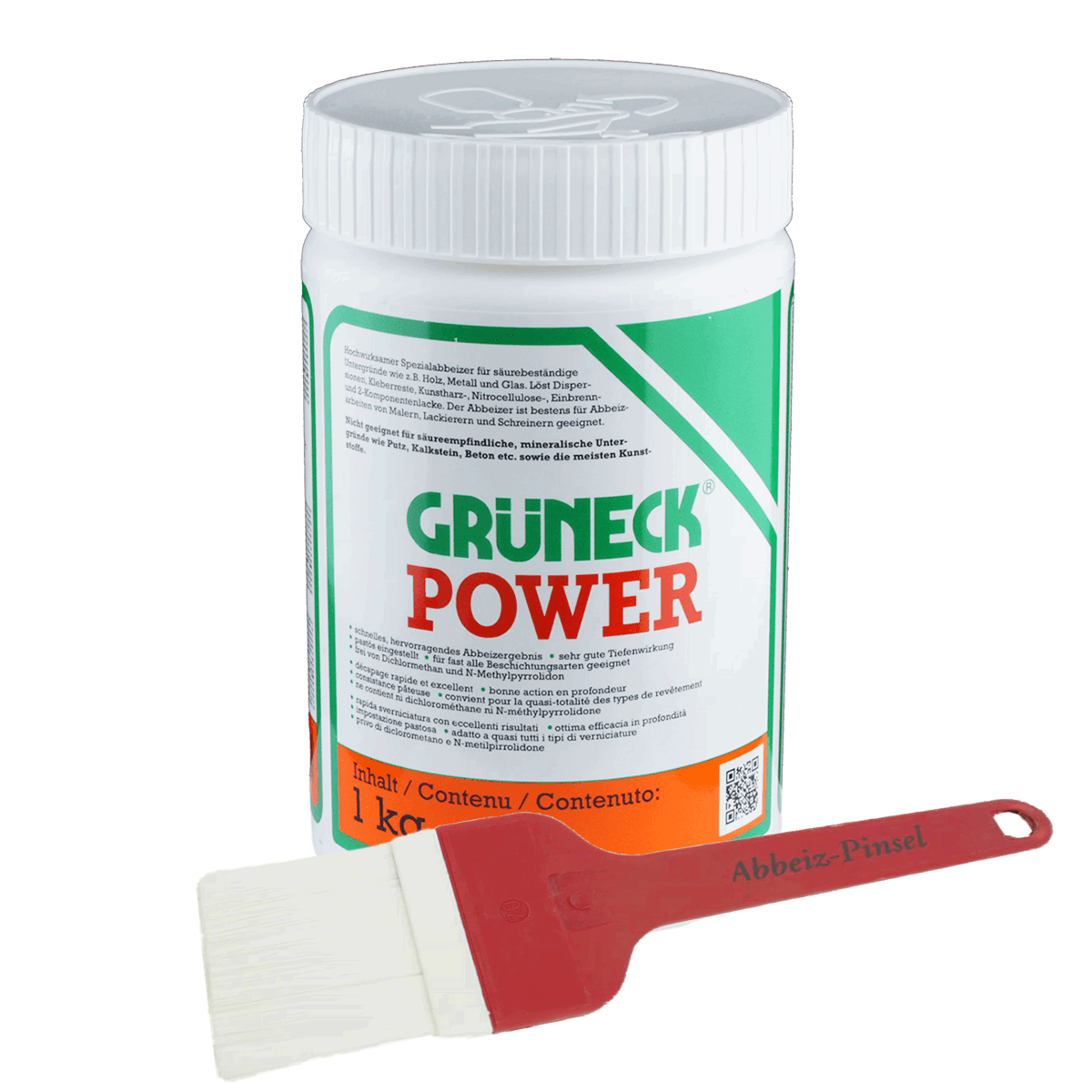 Lackentferner-Set Grüneck® Power mit Abbeizpinsel von Kluthe