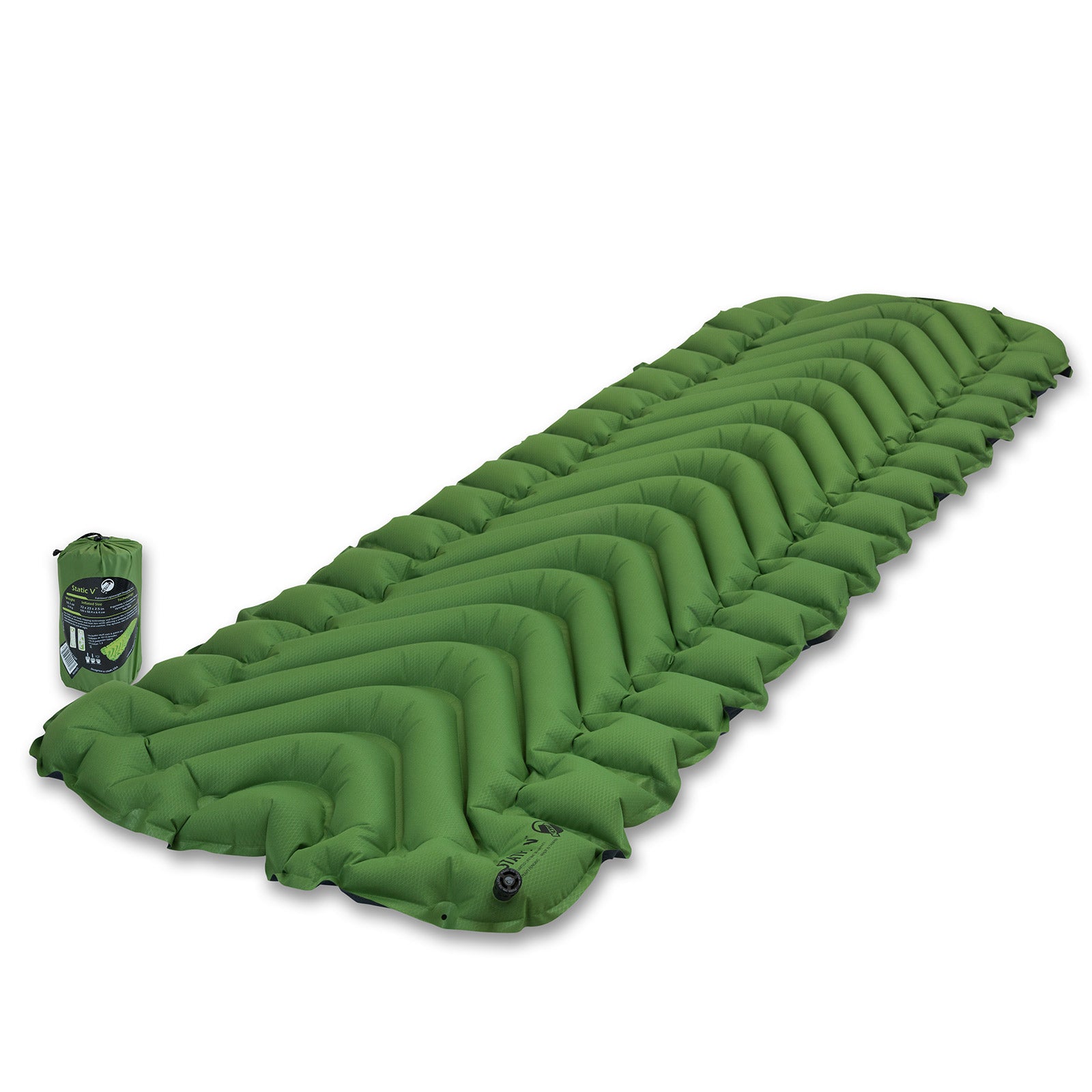 KLYMIT Static V Trekking Isomatte Thermo Camping Luft Matratze Ultra Leicht 514g-Green KLYMIT Static V Trekking Isomatte Thermo Camping Luft Matratze Ultra Leicht 514g-Green von Klymit