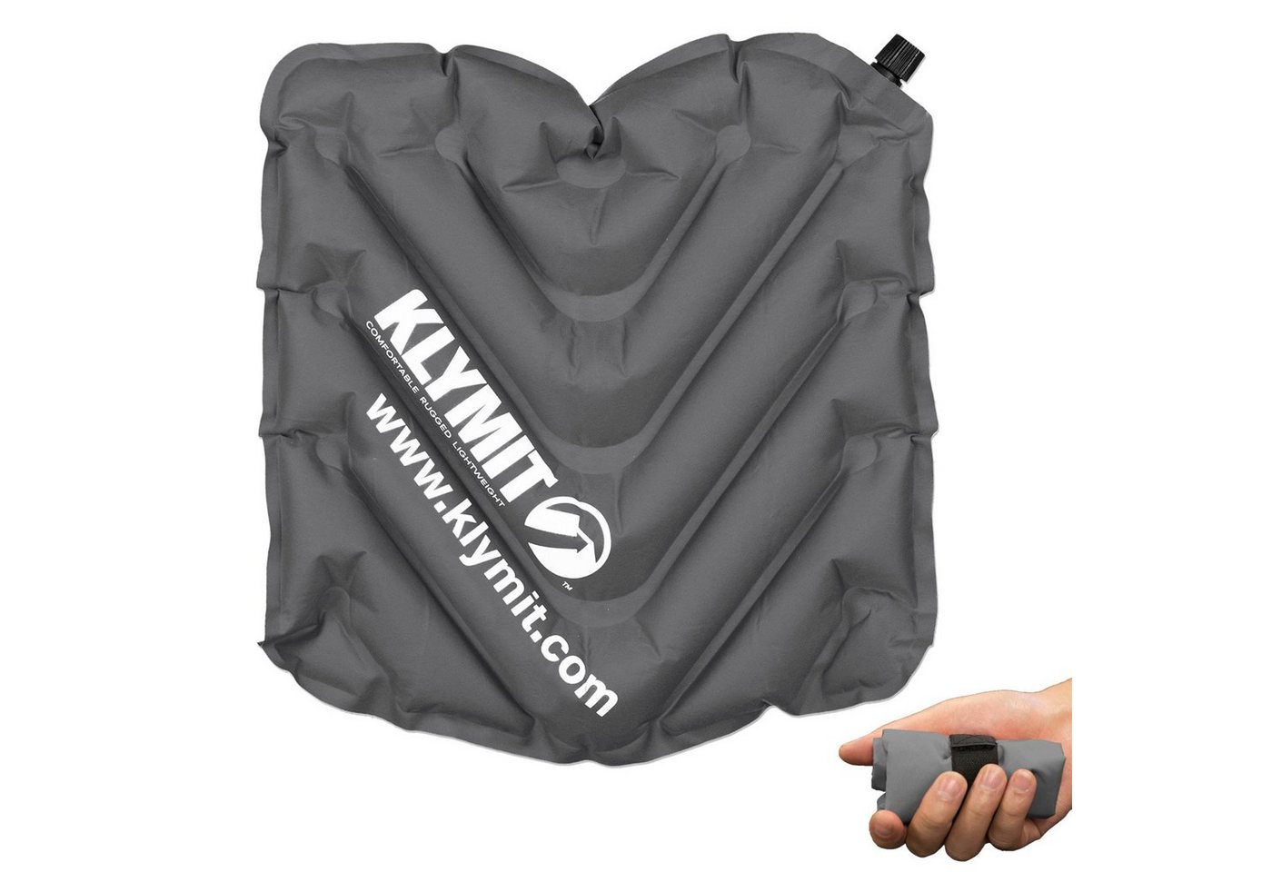Klymit Sitzkissen V Seat Mini Sitzkissen Thermo Camping Reise, Kissen Aufblasbar 74 g Leicht Klymit Sitzkissen V Seat Mini Sitzkissen Thermo Camping Reise, Kissen Aufblasbar 74 g Leicht von Klymit