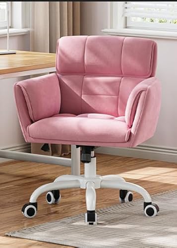 Klyvvo Schreibtischstuhl für Homeoffice, Höhenverstellbar und Ergonomisch, bis 150 kg Belastbar, Geeignet für Verschiedene Räume wie Arbeits- und Schlafzimmer, Rosa Klyvvo Schreibtischstuhl für Homeoffice, Höhenverstellbar und Ergonomisch, bis 150 kg Belastbar, Geeignet für Verschiedene Räume wie Arbeits- und Schlafzimmer, Rosa von Klyvvo