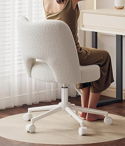 Klyvvo Weißer Homeoffice Stuhl, Bürostuhl 200 kg belastbar, höhenverstellbar, ideal als Schreibtischstuhl für Arbeitszimmer & Schlafzimmer Klyvvo Weißer Homeoffice Stuhl, Bürostuhl 200 kg belastbar, höhenverstellbar, ideal als Schreibtischstuhl für Arbeitszimmer & Schlafzimmer von Klyvvo