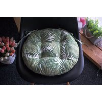 Handgefertigtes Rundes Outdoor Sitzkissen Wasserabweisende Gartendekoration von Kmardll
