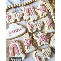 Blumen - Und Regenbogenkekse von KmbCookieco