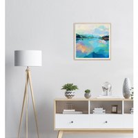 Botticelli Landschaft Kunstdruck - 50 X cm Archivqualität Schiffe Mit Rahmen von KmetDesigns