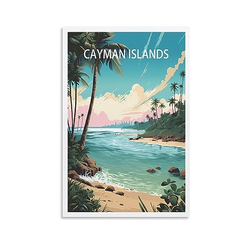 KmoNo Cayman Islands Vintage Reiseposter 30 x 45 cm Poster Dekor Malerei Leinwand Wandkunst Wohnzimmer Poster Schlafzimmer KmoNo Cayman Islands Vintage Reiseposter 30 x 45 cm Poster Dekor Malerei Leinwand Wandkunst Wohnzimmer Poster Schlafzimmer von KmoNo