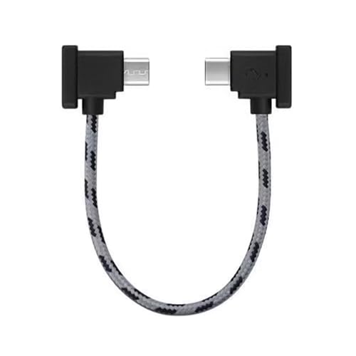 Drohne Kabel USB C, Micro USB auf USB C Kabel Drohne, DJI Controller Kabel, OTG Draht für Fernsteuerung, Datenübertragung für DJI Mini SE Mavic Mini Air 2 Pro, 90 Grad L Form 15 cm Nylon Drohne Kabel USB C, Micro USB auf USB C Kabel Drohne, DJI Controller Kabel, OTG Draht für Fernsteuerung, Datenübertragung für DJI Mini SE Mavic Mini Air 2 Pro, 90 Grad L Form 15 cm Nylon von Kmuqshy