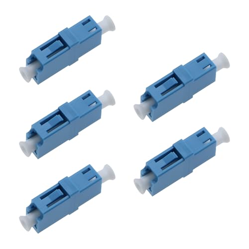 5 Stück Glasfaser Adapter LC/APC Simplex, Kupplung Singlemode für Monomode LWL Kabel, Einfügedämpfung ≤0,2dB, Buchse-Buchse, Glasfaseradapter Kompatibel mit LAN, SAN, WAN, FTTH, FTTC, FTTP Anwendungen 5 Stück Glasfaser Adapter LC/APC Simplex, Kupplung Singlemode für Monomode LWL Kabel, Einfügedämpfung ≤0,2dB, Buchse-Buchse, Glasfaseradapter Kompatibel mit LAN, SAN, WAN, FTTH, FTTC, FTTP Anwendungen von Kmuqshy