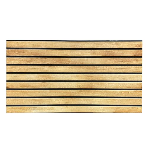 K&B Paneele - 3D-Wandpaneel, Styropor-Wandverkleidung, realistischer Naturholzeffekt, leicht, einfach zu installieren, doppelte Isolierung zur Reduzierung von Schallgeräuschen, Innen- & Außenbereich von KnB