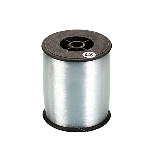 KnR Harmony Klar Nylon Unsichtbares Faden Angelschnur 900m für die Hängende Ornamente Perlenschmuck Armbänder Basteln 0.25mm von KnR Harmony