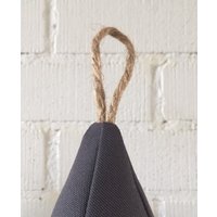 Easy Fill Türstopper, Jute & Canvas Weicher Gewichteter Stoff-Türstopper Aus Natürlichem Segeltuch Mit Natürlicher Jute-Oberseite von KnackeredMamas