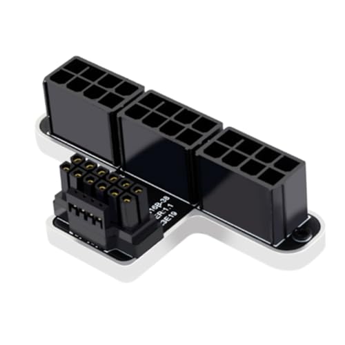 Knadgbft 3X8P Bis 40 Series Grafikkarte ATX 3.0 12V HPWR 12+4P 600W 180-Grad-Servolenkungsanschluss Einfache Installation Einfach zu Bedienen Silber B Knadgbft 3X8P Bis 40 Series Grafikkarte ATX 3.0 12V HPWR 12+4P 600W 180-Grad-Servolenkungsanschluss Einfache Installation Einfach zu Bedienen Silber B von Knadgbft