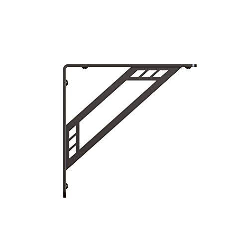Knape & Vogt Shelf-Made Richland D x 1 in. W x 7.75 in. H Black, 500 lbs, Decorative Bracket von Knape & Vogt