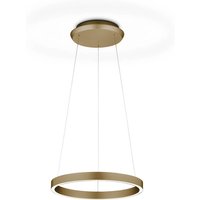Knapstein Svea-L40 LED Pendelleuchte Effekt Bronze von Knapstein