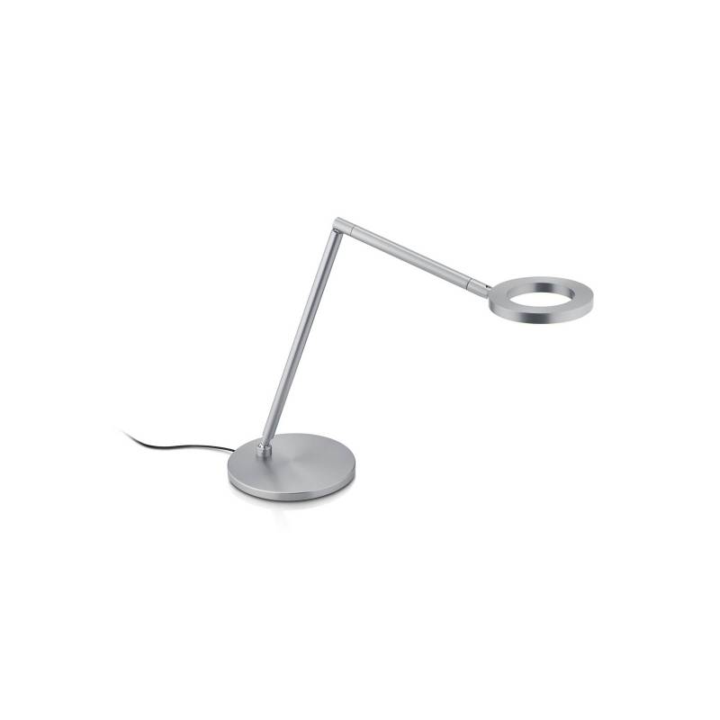 LED-Tischleuchte Tessa-T, nickel matt, CCT, Gestensteuerung von Knapstein