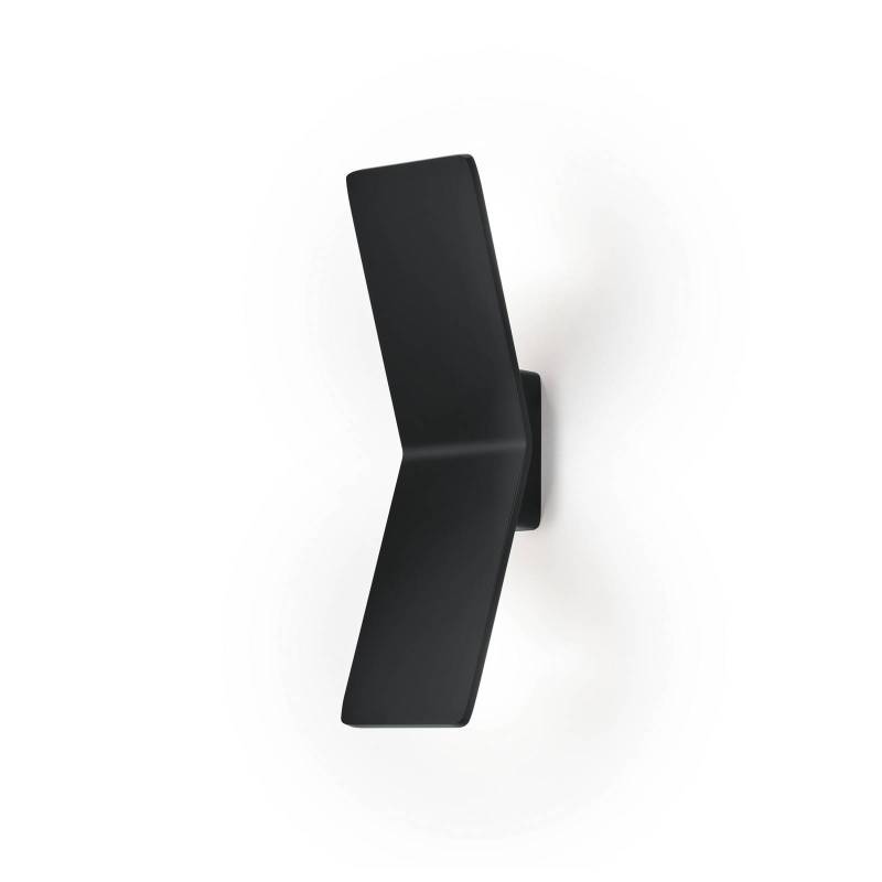 LED-Wandleuchte Ada, schwarz, Aluminium, 2-flammig von Knapstein