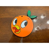 Orange Vogel Magnet von KnarfIndustries