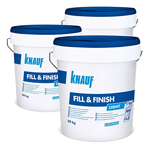 3 Eimer KNAUF Sheetrock Fill & Finish Light 20kg von Knauf