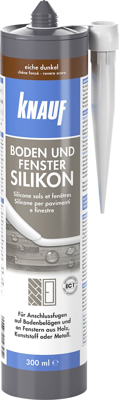 Knauf Boden- & Fenster Silikon 300 ml eiche dunkel von Knauf
