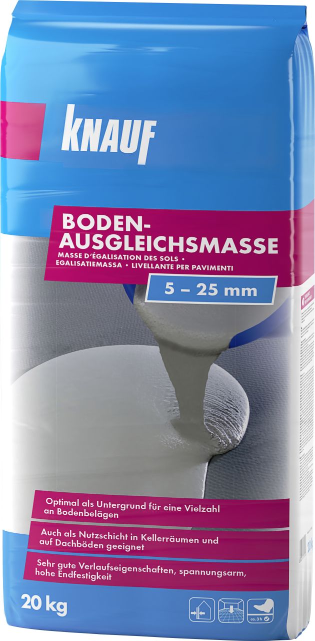 Knauf Bodenausgleichsmasse grau, 20 kg, für Innen und Außen von Knauf