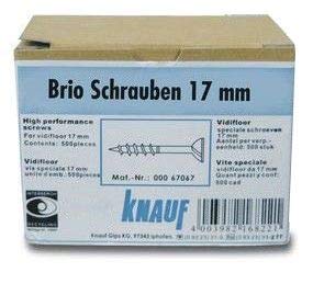 Knauf Brio Schrauben 17 mm, 500 Stück/ Paket von Knauf