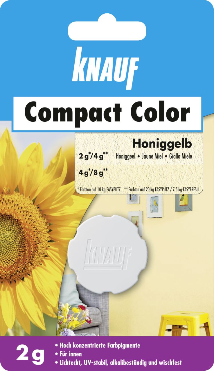 Knauf Farbpigment Compact Color 2 g honiggelb von Knauf