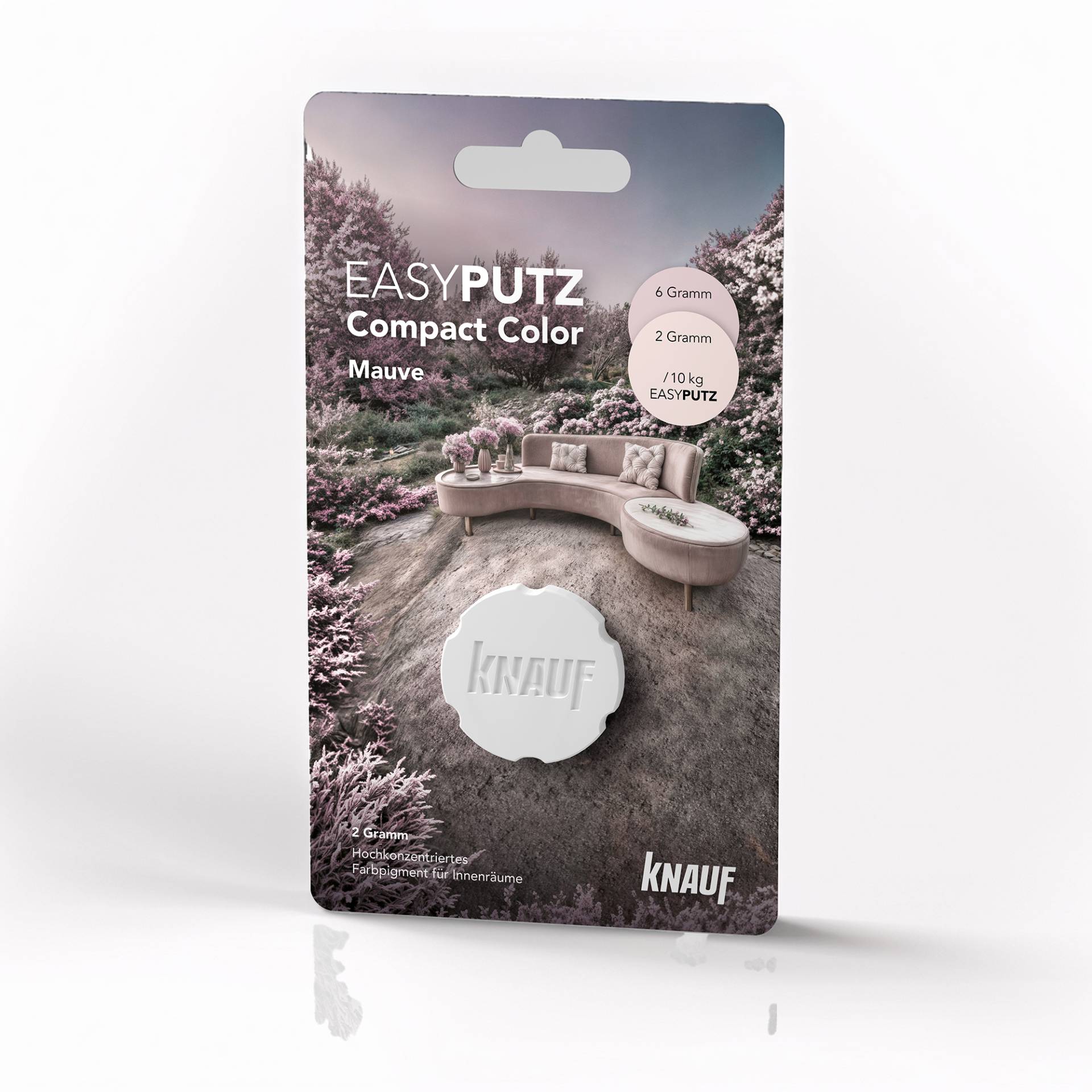Knauf Farbpulver 'Compact Color' mauve 2 g von Knauf