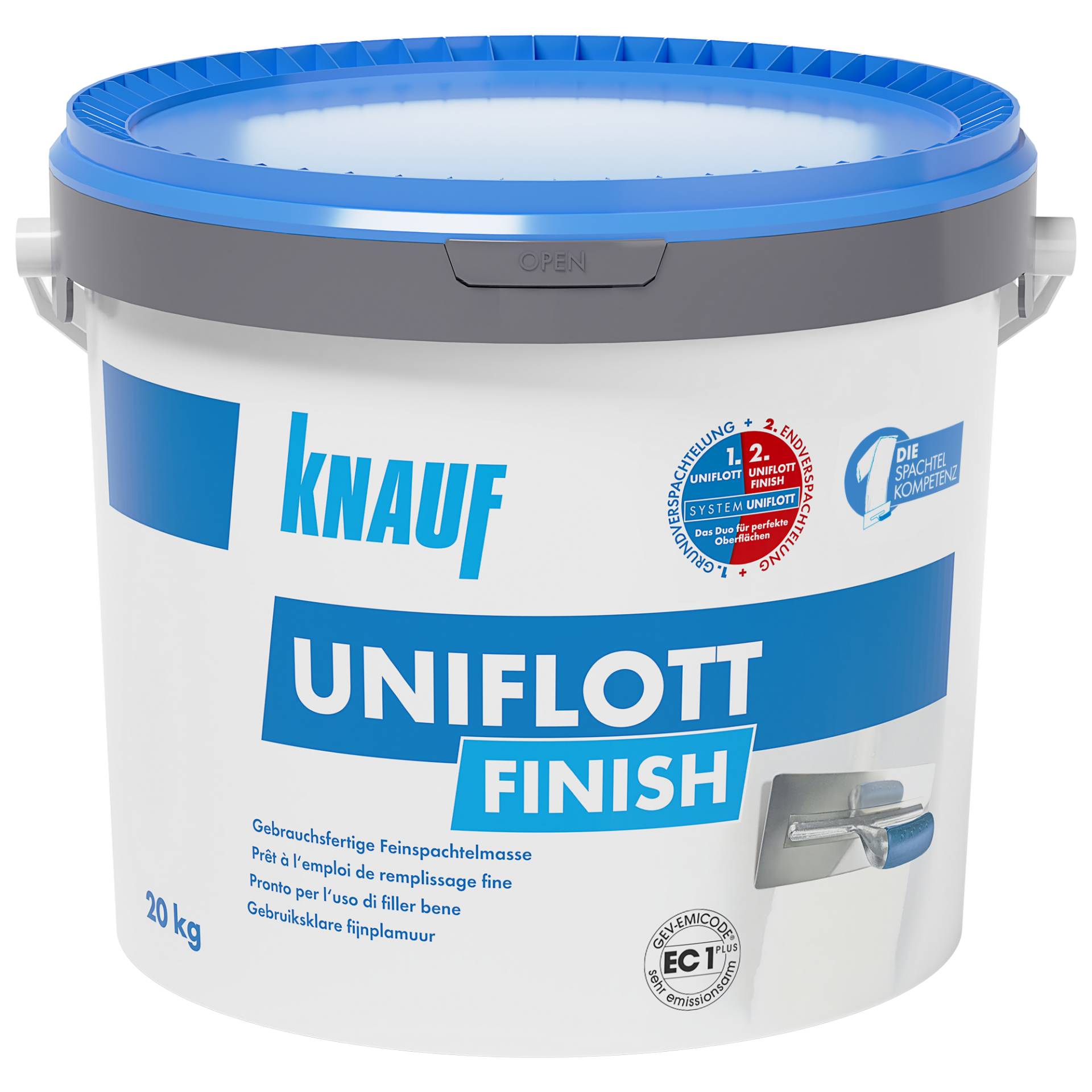 Knauf Feinspachtelmasse 'Uniflott Finish' 20 kg von Knauf