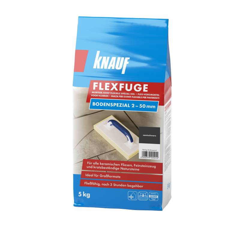 Knauf Flexfuge 'Bodenspezial' samtschwarz 5 kg von Knauf