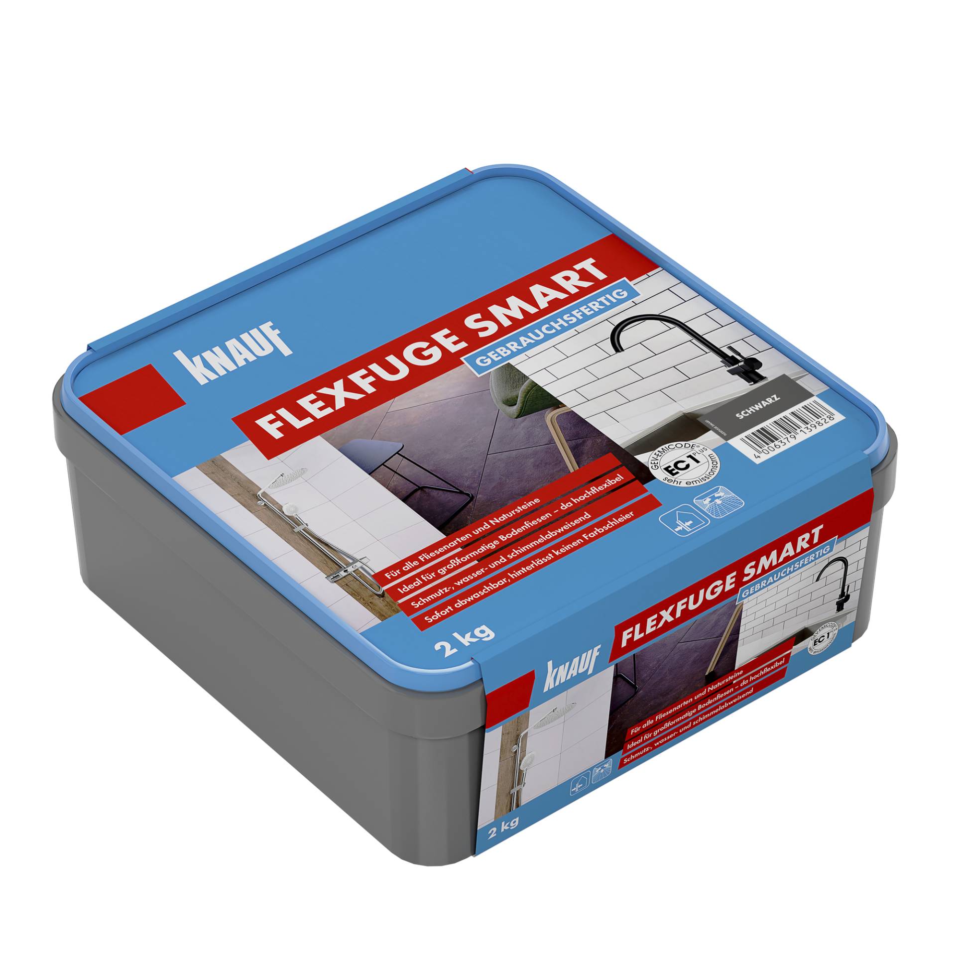 Knauf Flexfuge 'Smart' schwarz 2 kg Knauf Flexfuge 'Smart' schwarz 2 kg von Knauf