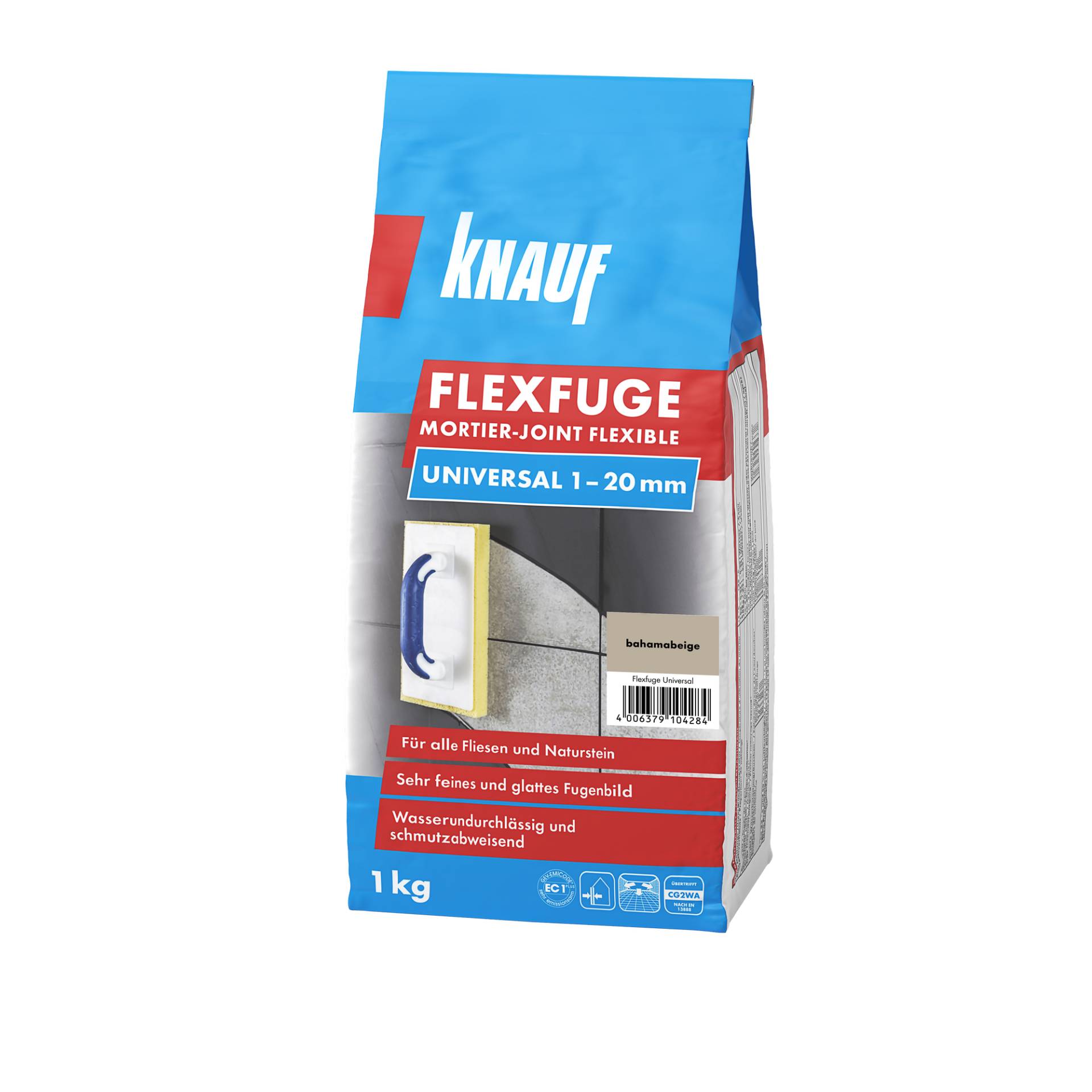 Knauf Flexfuge 'Universal' bahamabeige 1 kg von Knauf